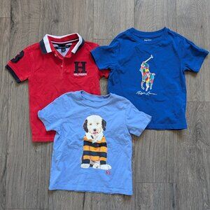 62🧸 Toddler Boys Designer Lot — Ralph Lauren & Tommy Hilfiger (24M–2T) 🧸